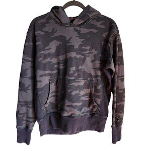 Todd Snyder Champion Sweatshirt Medium Men's Green Black Camo Hoodie Made in USA